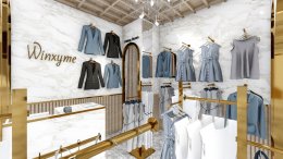 Design, manufacture and installation of stores: Winxyme stores, Fashion Island